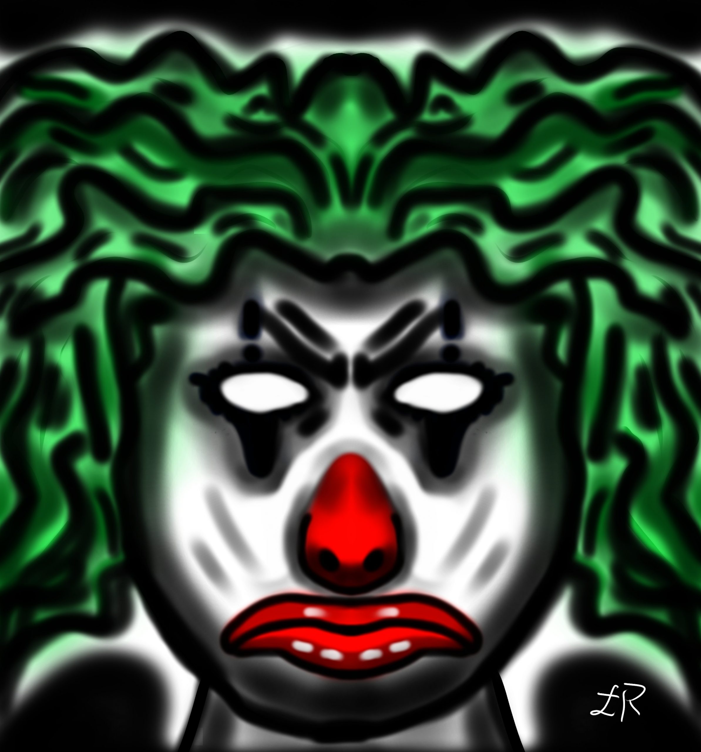 Clown Green Hair